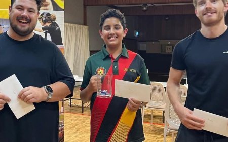 भिवानी के सामर्थ्य का ऑस्ट्रेलिया के शूटिंग कैंप में चयन:पर्थ हवाई अड्डे से कैनबरा रवाना, 12 वर्षीय खिलाड़ी करेगा देश का प्रतिनिधित्व