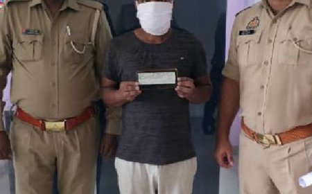 नोएडा में पैसे के लिए बनाई झूठी अपहरण की कहानी:पुलिस ने मथुरा से किया गिरफ्तार, दंपती को फंसाने के लिए पत्नी को किया मैसेज