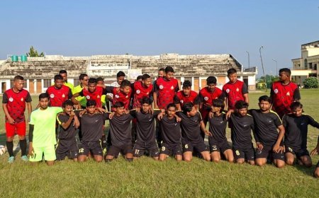 भारत-नेपाल सीमा के SSB जवानों की फुटबॉल जीत:स्पोर्ट्स क्लब भिनगा में 15-2 के अंतर से रिवर स्पोर्ट्स क्लब को हराया