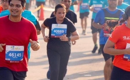 60 साल की महिला मैराथन में 10km दौड़ीं:एक साल पहले घुटनों की रोबोटिक सर्जरी कराई थी, डॉक्टर बोले- ये सही टेक्नोलॉजी का नतीजा