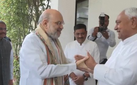 क्या नीतीश अगले CM होंगे? शाह बोले- चुनाव बाद फैसला:पहले फेज के नामांकन की तारीख खत्म, 6 सीट पर कांग्रेस-RJD दोनों ने उम्मीदवार उतारे