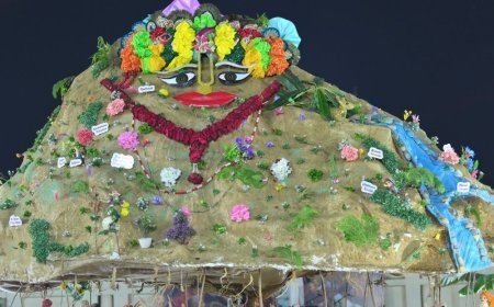 गुप्त वृन्दावन धाम में गोवर्धन पूजन की तैयारी:22 अक्टूबर को 21 फीट ऊंचे पर्वत का होगा भव्य आयोजन