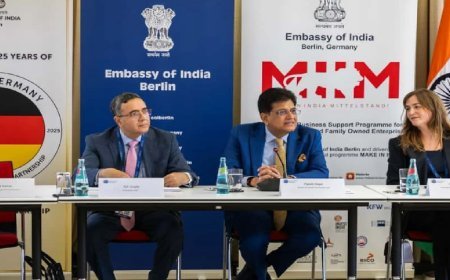 बंदूक की नोक पर ट्रेड डील नहीं करते हम, बर्लिन में पीयूष गोयल की दो टूक