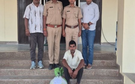 खेत में प्लास्टिक कट्टे में छिपाए डोडा-पोस्त जब्त:1 आरोपी गिरफ्तार, पुलिस मादक-पदार्थ की खरीद-फरोख्त को लेकर पूछताछ में जुटी
