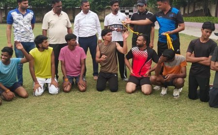 सेवन स्टार क्लब ने जिला हैंडबॉल प्रतियोगिता जीती:फाइनल मुकाबले में गागरोन क्लब को 6 गोल से हराया