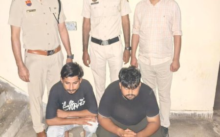 हिसार में 2 ठग गिरफ्तार, ₹2.30 लाख कैश बरामद:3 अन्य वारदातों का खुलासा; CSC संचालक से हड़पे थे 35 हजार