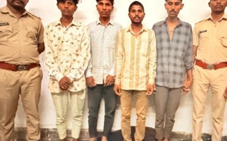 मां को डायन कहने पर किया था भाई का मर्डर:बड़े भाई की मौत मामले में चार छोटे भाई गिरफ्तार, तीन दिन की रिमांड पर भेजा