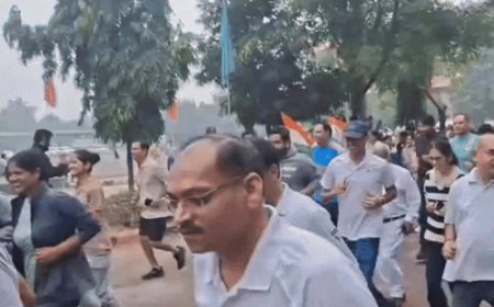 फरीदाबाद में सरदार पटेल की जयंती पर रन फॉर यूनिटी:पूर्व मंत्री सहित MLA ने भी लगाई दौड़, बड़खल-NIT में भी कार्यक्रम