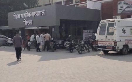 सिरसा में पिता-पुत्र पर लाठी-डंडों से पीटा:गली में स्कूटी लगाने पर हुई बहस, गाड़ी सवार लड़के-लड़कियां धमकी देकर फरार