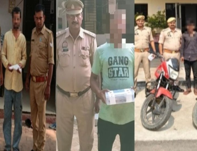 सुल्तानपुर में कार्य में लापरवाही पर दो SHO सस्पेंड:SP ने की कार्रवाई, एक ने हिस्ट्रीशटर प्रधान पति के साथ मनाई थी बर्थडे पार्टी