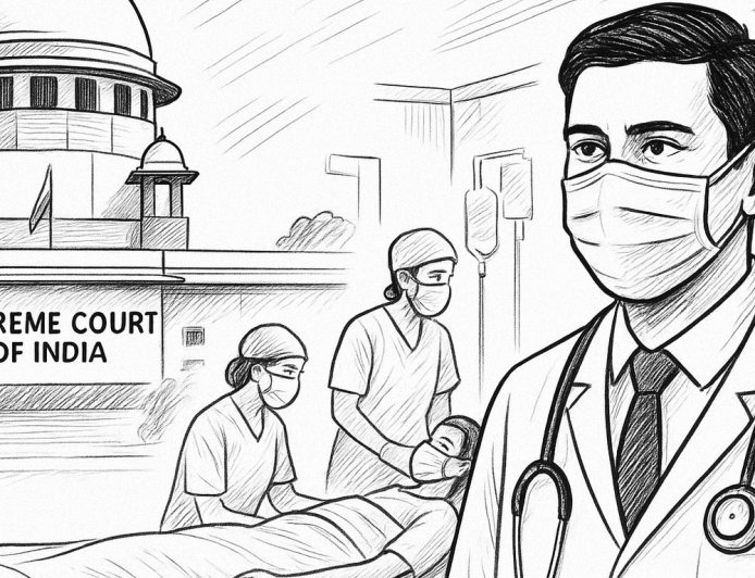 सुप्रीम कोर्ट बोला- डॉक्टर्स का ध्यान रखना हमारी जिम्मेदारी:नहीं तो समाज माफ नहीं करेगा; कोविड में मृत प्राइवेट डॉक्टर्स को सरकारी बीमा का लाभ मिले
