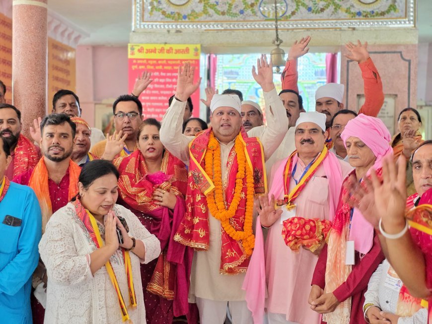 श्रद्धा और भक्ति के साथ शुरू हुई 34वीं माँ वैष्णो दरबार यात्रा