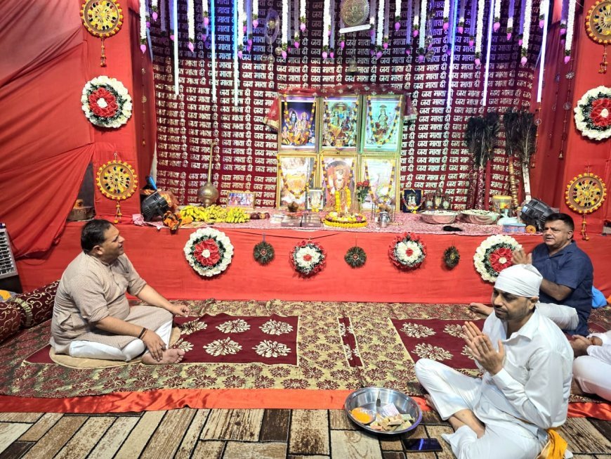 नीलकंठ धाम में नवरात्र महोत्सव का भव्य आगाज़