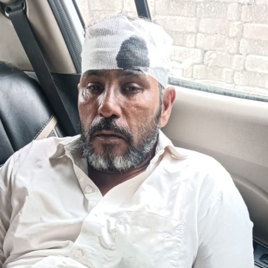 नूंह में घर में घुसकर परिवार पर हमला:तोड़फोड़ और पथराव किया, पिता-बेटी घायल; महिला सरपंच समेत 19 लोगों पर FIR