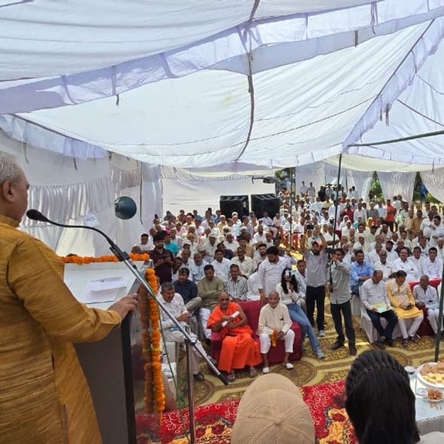 उकलाना को मंत्री गंगवा ने दी 50 करोड़ की सौगात:विकास परियोजनाओं का किया लोकार्पण; बोले- चरणबद्ध ढंग से पूरे कर रहे वादे