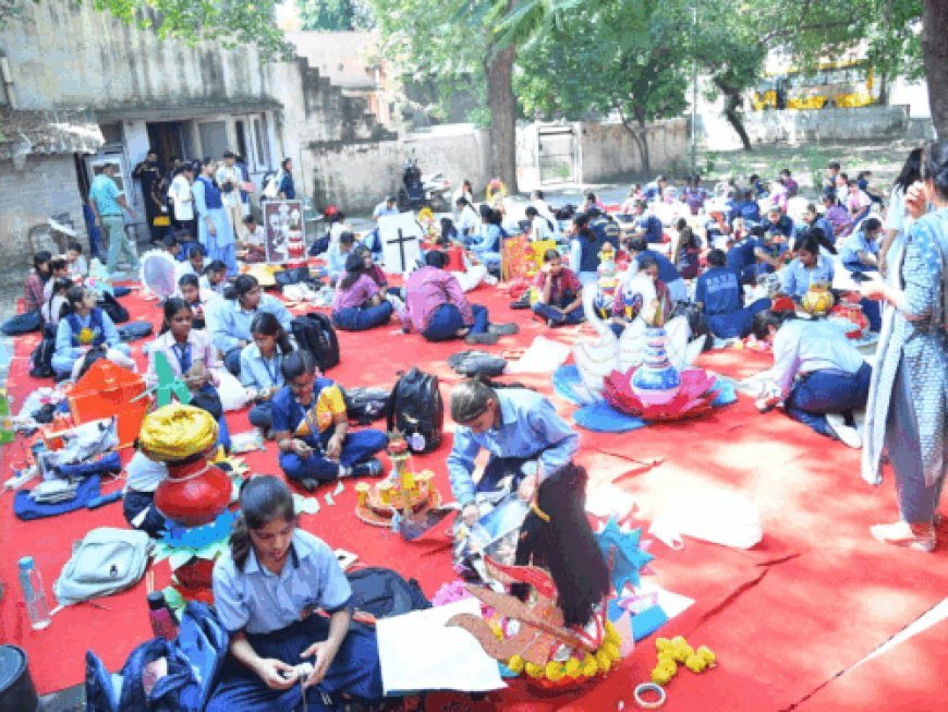 पानीपत में बच्चों ने रंग, संगीत से बांधा समा:बाल दिवस प्रतियोगिता में ​विद्यार्थियों ने दिखाया हुनर
