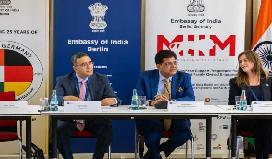 बंदूक की नोक पर ट्रेड डील नहीं करते हम, बर्लिन में पीयूष गोयल की दो टूक