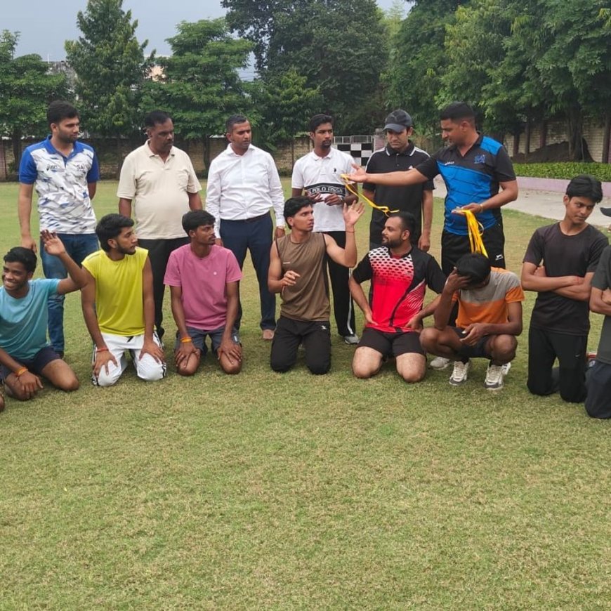 सेवन स्टार क्लब ने जिला हैंडबॉल प्रतियोगिता जीती:फाइनल मुकाबले में गागरोन क्लब को 6 गोल से हराया