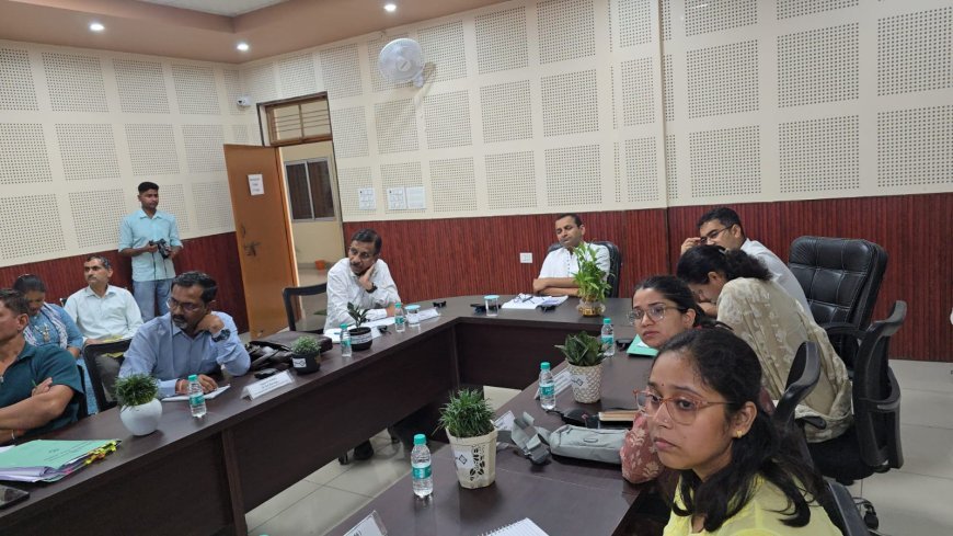 आपदा के बाद की आवश्यकताओं के आकलन (PDNA) विशेषज्ञ टीम ने की बैठक एवं क्षति का किया मूल्यांकन।