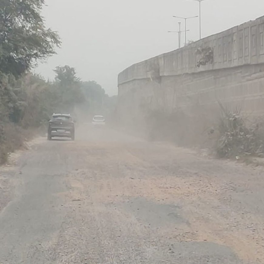 बहादुरगढ़ में HSPCB का NHAI को नोटिस:सड़क पर चार जगह उड़ती मिली धूल, बढ़ रहा प्रदूषण, 15 दिन में मांगा जवाब