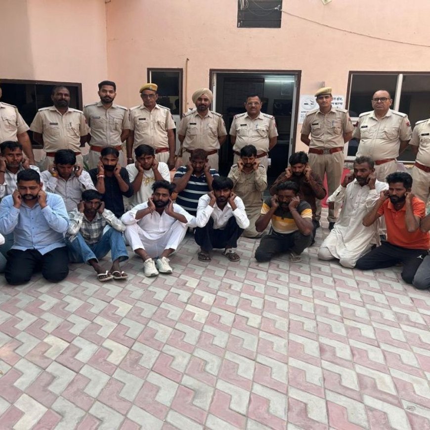 हनुमानगढ़ पुलिस ने 90 संदिग्ध अकाउंट चिह्नित किए:गैंगस्टरों के महिमामंडन पर शिकंजा,दो गिरफ्तार; 41 युवक हिरासत में