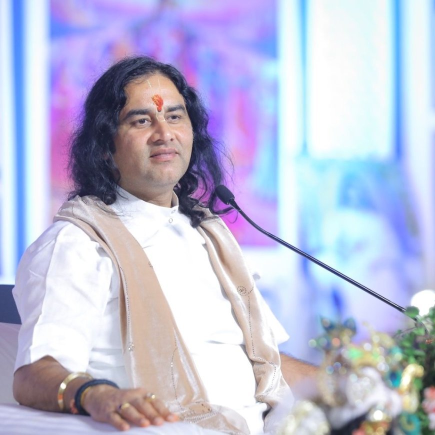 कानपुर में देवकीनंदन ठाकुर की कथा का समापन:मथुरा में भव्य कृष्ण मंदिर की मांग, गाय की रक्षा का संकल्प दिलाया