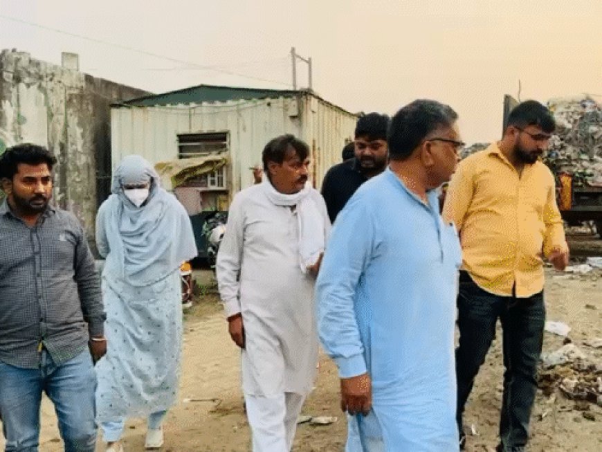 बहादुरगढ़ में डंपिंग यार्ड का चेयरपर्सन ने किया औचक निरीक्षण:कई खामियां मिली, एजेंसी को थमाया नोटिस, लापरवाही पर ब्लैकलिस्ट की चेतावनी