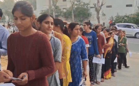 वीडियो परीक्षा शुरू:36 केंद्रों पर बायोमेट्रिक पहचान से प्रवेश, सख्त सुरक्षा और उड़नदस्ते रहे तैनात