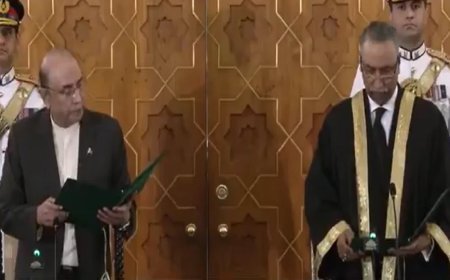 पाकिस्तान के राष्ट्रपति ने दोहा में चीन के उपराष्ट्रपति हान से मुलाकात की