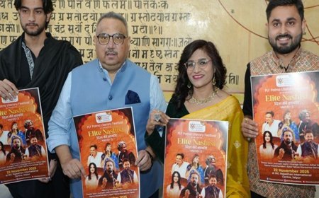 पटना लिटरेरी फेस्टिवल जयपुर में करवाएगा कवि सम्मेलन:22 नवम्बर को राजस्थान इंटरनेशनल सेंटर में देशभर के सात कवि सुनाएंगे रचनाएं