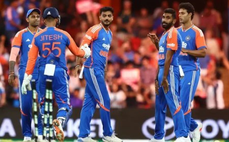 भारत ने ऑस्ट्रेलिया को 2-1 से हराई T20 सीरीज़, आख़िरी मैच बारिश के कारण रद्द