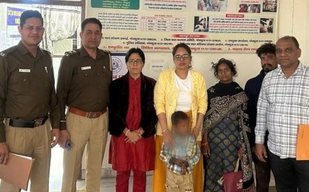 चंडीगढ़ से रास्ता भटक पंचकूला पहुंचा बच्चा:48 घंटे में पुलिस ने ढूंढ निकाला परिवार, पुलिस टीम को सड़क पर रोता मिला था