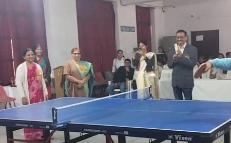 मुरादाबाद दयानन्द कॉलेज ने जीती महिला टेबल टेनिस प्रतियोगिता:अंतरमहाविद्यालयी मुकाबले में चंदौसी को 3-1 से हराया