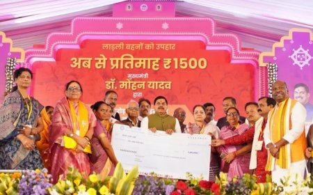 मुख्यमंत्री डॉ. मोहन यादव ने लाड़ली बहनों के खातों में ट्रांसफर किए 1500-1500 रुपये, विपक्ष पर कसा तंज. कहा वो करके दिखाया