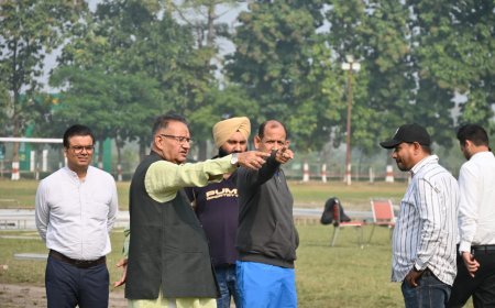 कृषि मंत्री गणेश जोशी ने पंतनगर में आयोजित होने वाले कृषक सम्मेलन की तैयारियों का लिया जायजा*