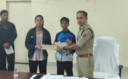 एसपी सांगवान ने निबंध प्रतियोगिता के विजेताओं को सम्मानित किया:पटेल की 150वीं जयंती पर 'आत्मनिर्भर भारत' विषय पर हुआ था आयोजन