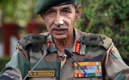 सर्जिकल स्ट्राइक हीरो के साथ पंजाब पुलिस की दबंगई:हरियाणा के लेफ्टिनेंट जनरल हुड्‌डा की कार को एस्कॉर्ट से टक्कर मारी; DGP ने रिपोर्ट तलब की