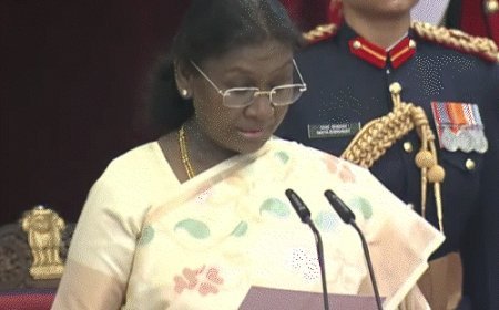 देश के 53वें CJI बने जस्टिस सूर्यकांत:शपथ के बाद भाई-बहन के पैर छुए, पूर्व CJI गवई से गले मिले; मोदी-शाह से मिलने पहुंचे