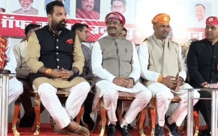 बिरला-व्यापारियों को नए-नए इनोवेशन करने चाहिए:स्पीकर ने उदयपुर में चेंबर भवन का किया लोकार्पण, सांसद सीपी का आग्रह मुंबई ट्रेन शुरू हो