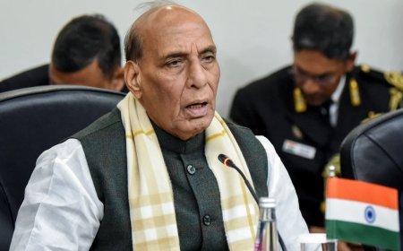 रक्षा मंत्री राजनाथ सिंह का बयान: भारत का रक्षा इकोसिस्टम नवाचार का केंद्र, बाहरी निर्भरता को करेंगे खत्म