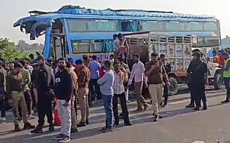 मिर्जापुर में बेकाबू कार का कहर: पिता-पुत्र सहित चार की मौत, राष्ट्रीय राजमार्ग पर चीख-पुकार