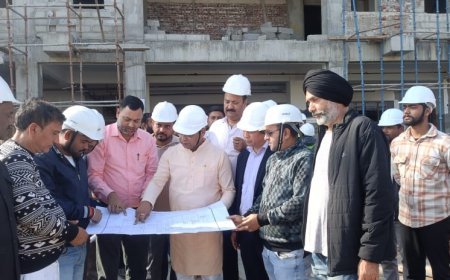 विधायक शिव अरोरा ने अधिकारियो संग निर्माणाधीन  रुद्रपुर मेडिकल कॉलेज का किया स्थालीय निरक्षण*
