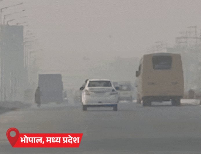 MP-राजस्थान में शीतलहर, 17 शहरों में 10° से कम तापमान:दिल्ली-हरियाणा में हवा जहरीली, AQI 400 पार; सुप्रीम कोर्ट बोला- सिर्फ मास्क काफी नहीं
