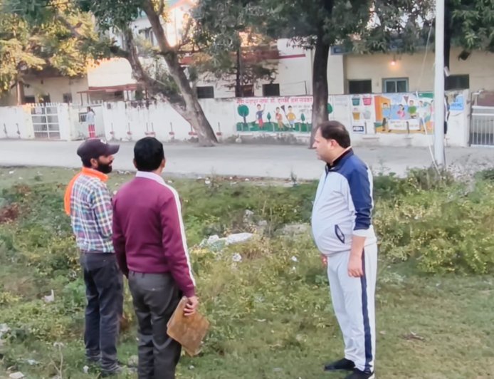 महापौर ने शहर में सफाई व्यवस्था का लिया जायजा