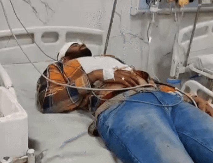 भीलवाड़ा में जमीनी विवाद में युवक पर जानलेवा हमला:ईंट,पत्थरों और पाइप से हमला,घायल युवक का अस्पताल में इलाज जारी