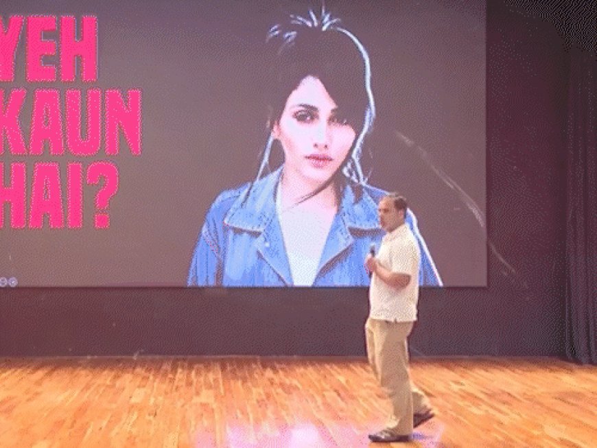 राहुल के प्रेस कॉन्फ्रेंस में दिखी ब्राजीलियन मॉडल सामने आई:दावा- लेरिसा नाम है; वीडियो में बोली- बिना पूछे तस्वीर खरीदी, कभी भारत नहीं गई