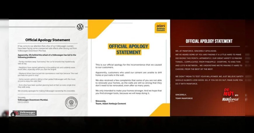 #OfficialApologyTrend : Manforce से लेकर Adani Ambuja Cement तक, आखिर हर ब्रांड क्यों मांग रहा है माफी?