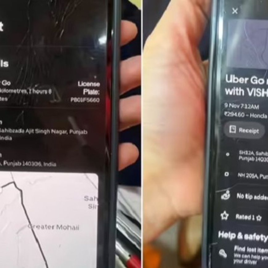 मोहाली में एक्सीडेंट में स्टूडेंट घायल:ड्राइवर ने नहीं की मदद, लोगों ने हॉस्पिटल पहुंचाया, उबर पर भड़की छात्रा की मां