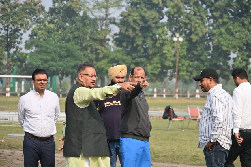 कृषि मंत्री गणेश जोशी ने पंतनगर में आयोजित होने वाले कृषक सम्मेलन की तैयारियों का लिया जायजा*