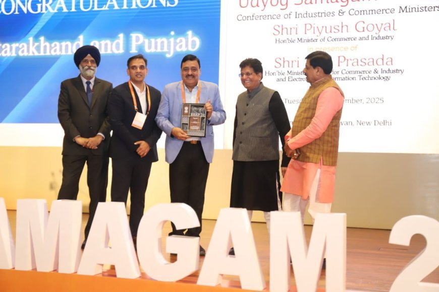 व्यवसाय सुधार कार्य योजना (BRAP) 2024 में उत्तराखण्ड को पाँच प्रमुख सुधार श्रेणियों में ‘टॉप अचीवर्स’ पुरस्कार*